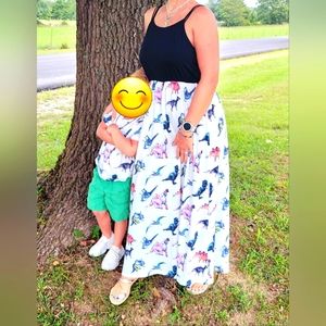 Dress and matching toddler shirt